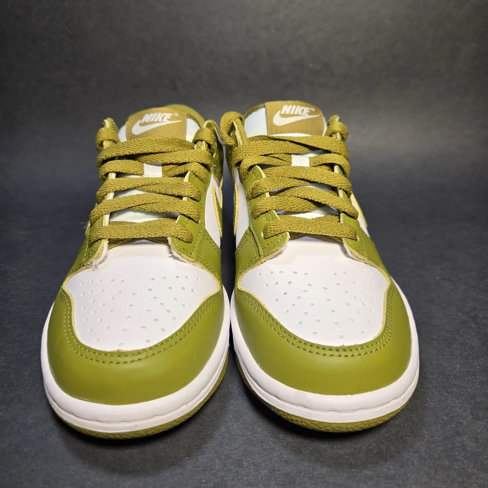 Nike Dunk Low (GS) Size 4Y / 5.5 Womens White/Pacific Moss Brand New FB9109-108